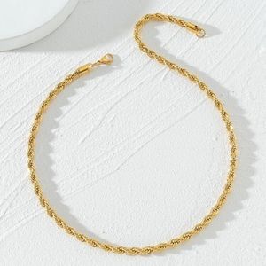 21.7 inch men’s gold chain
